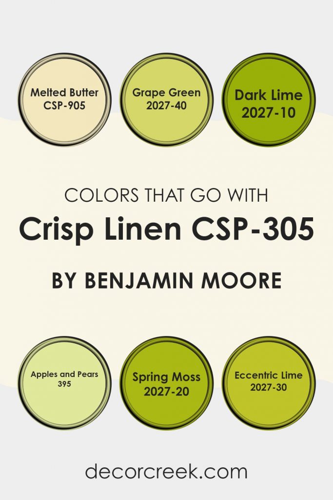 Crisp Linen CSP-305 Paint Color by Benjamin Moore - DecorCreek
