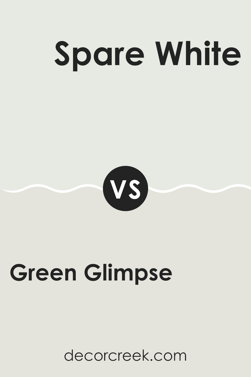 green_glimpse_sw_9676_vs_spare_white_sw_6203