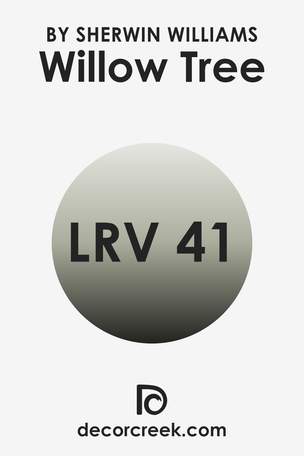 what_is_the_lrv_of_willow_tree_sw_7741