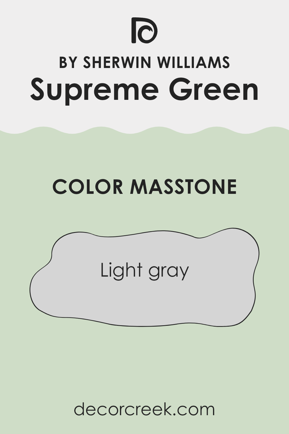 what_is_the_masstone_of_supreme_green_sw_6442