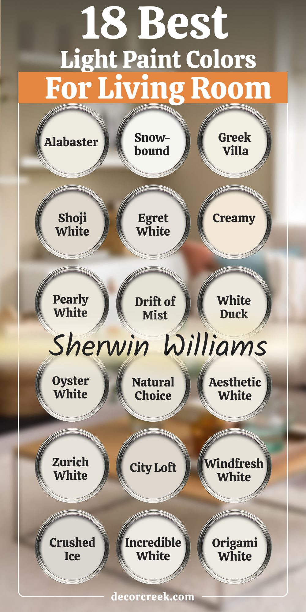 18 Of The Best Light Paint Colors For Living Room