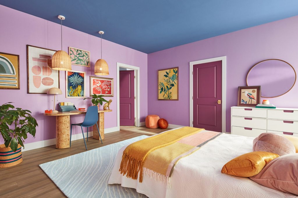 Novel Lilac SW 6836 Paint Color by Sherwin Williams