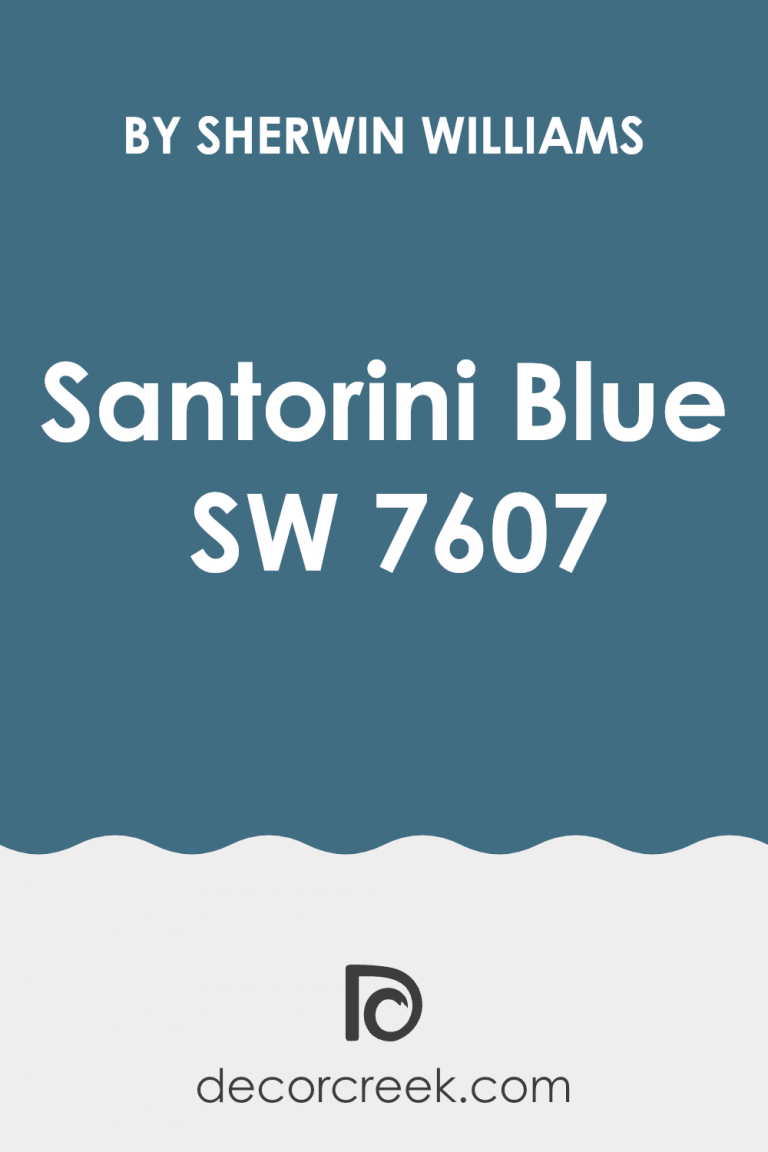 Santorini Blue SW 7607 Paint Color by Sherwin Williams - DecorCreek