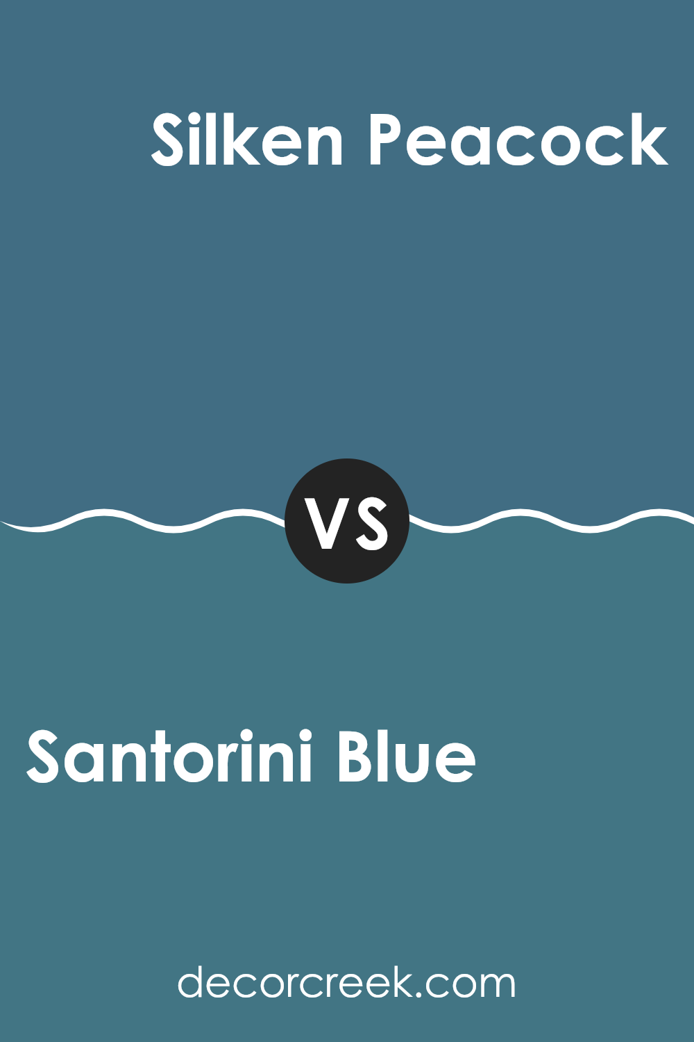 santorini_blue_sw_7607_vs_silken_peacock_sw_9059