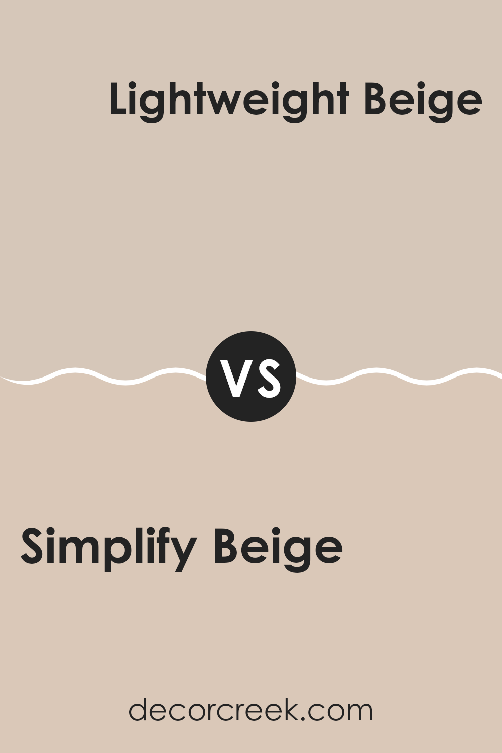 simplify_beige_sw_6085_vs_lightweight_beige_sw_6092