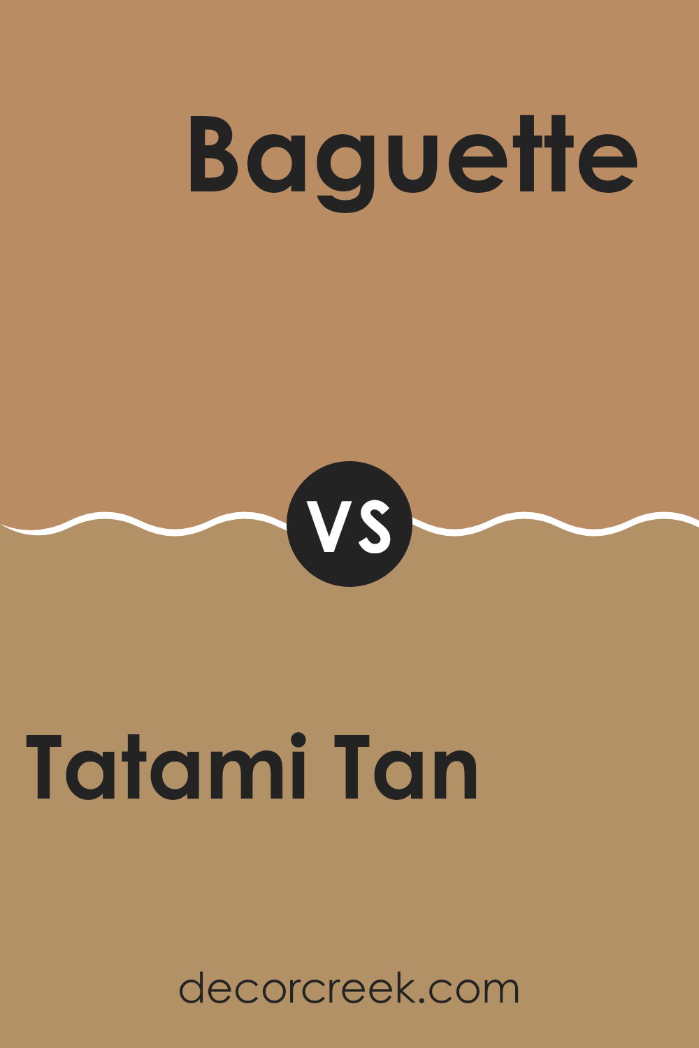 tatami_tan_sw_6116_vs_baguette_sw_6123