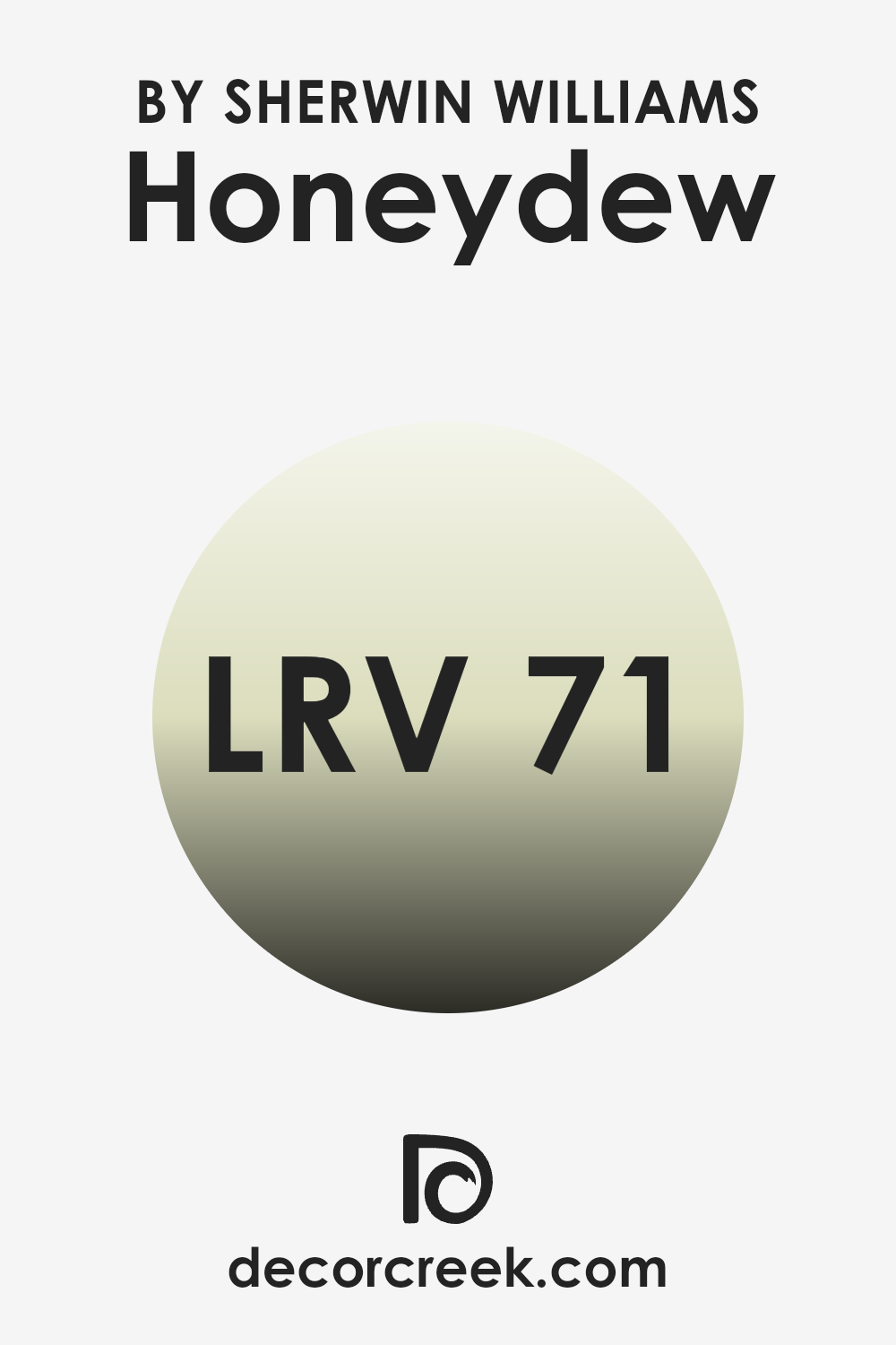 what_is_the_lrv_of_honeydew_sw_6428