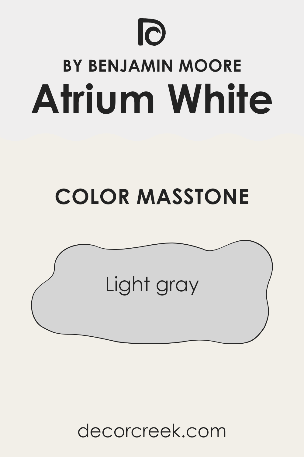 what_is_the_masstone_of_atrium_white_oc_145
