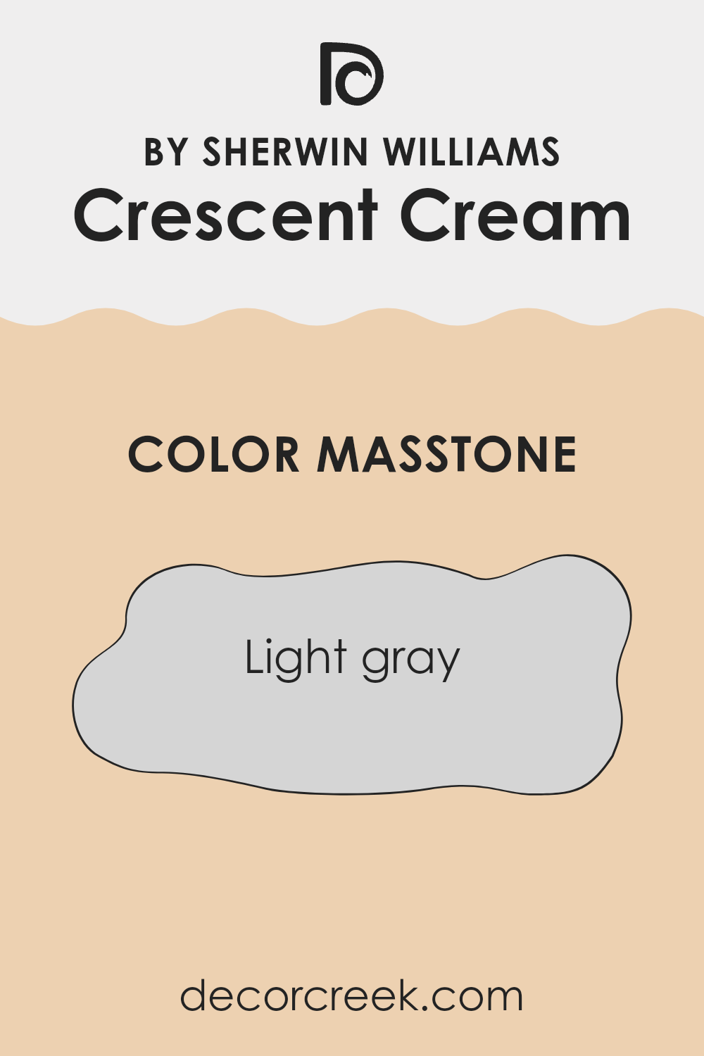 what_is_the_masstone_of_crescent_cream_sw_7721