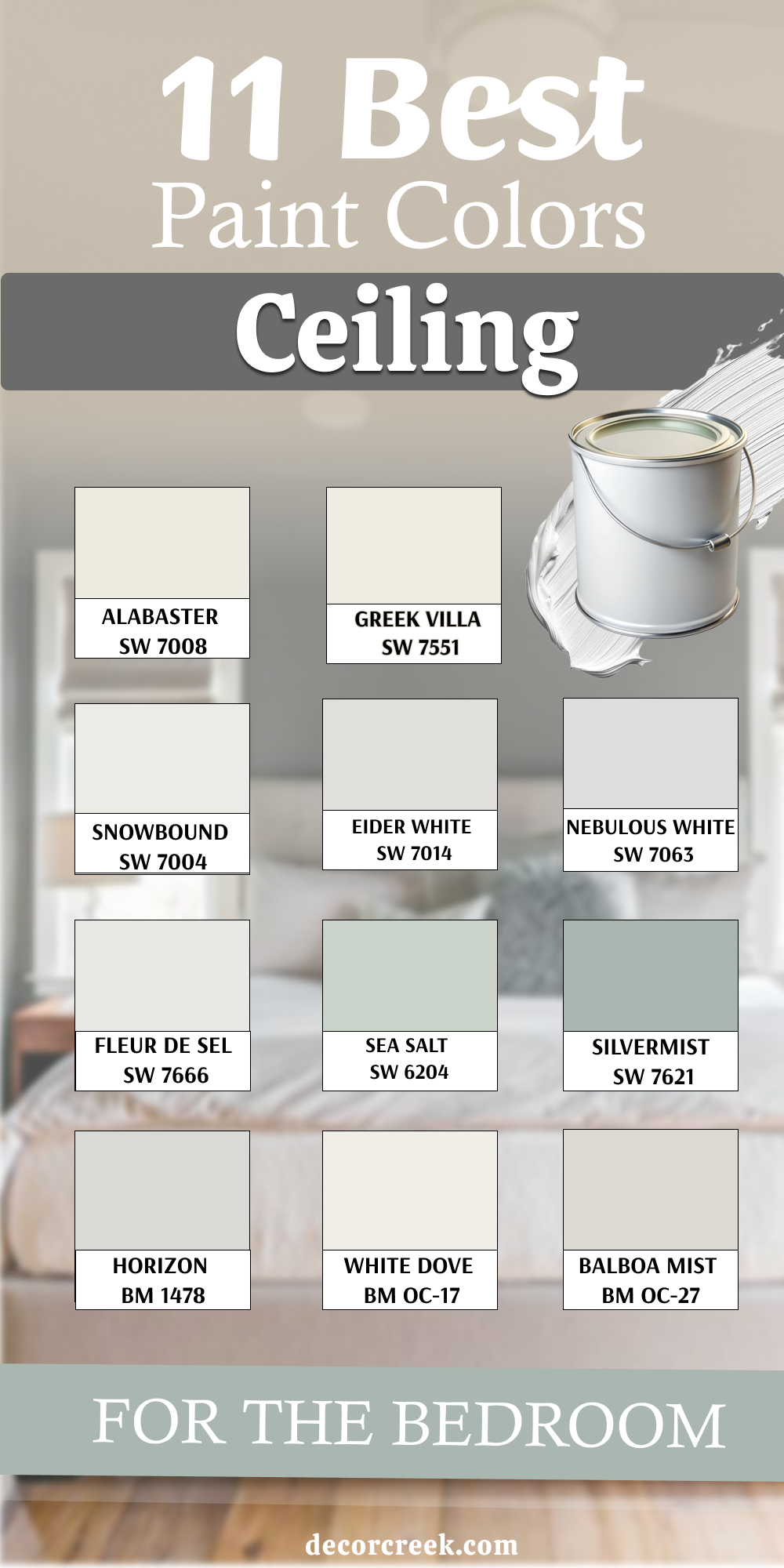 11 best ceiling paint color for the bedroom