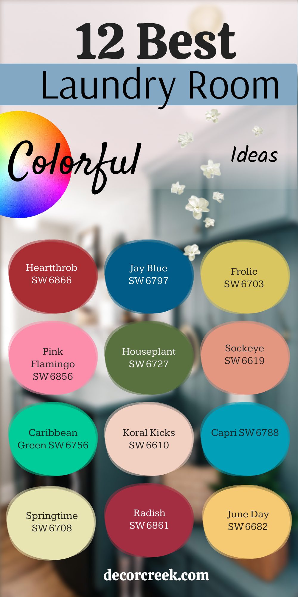 12 best colorful laundry room ideas