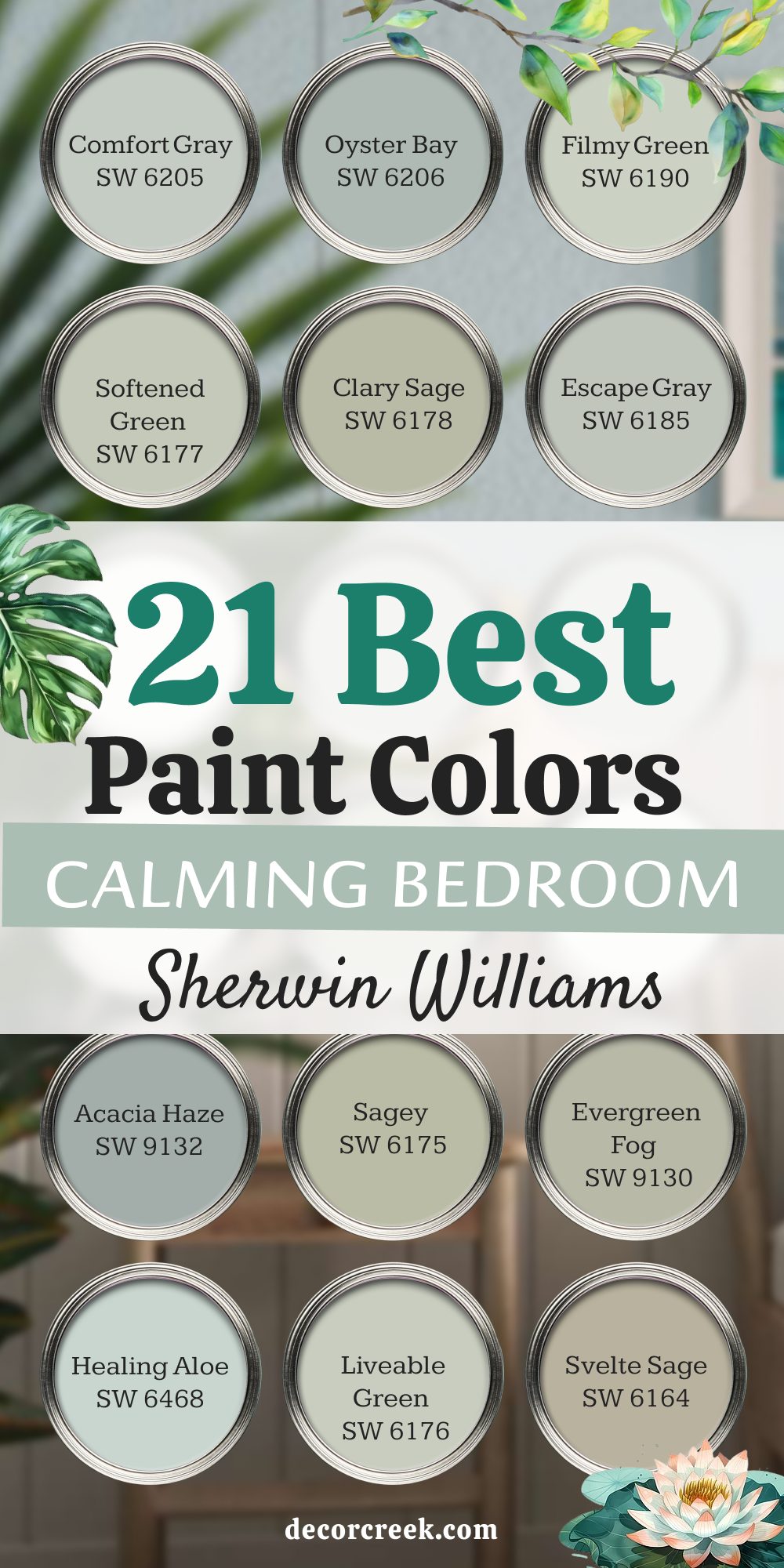 21 best calming bedroom paint colors by sherwin williams