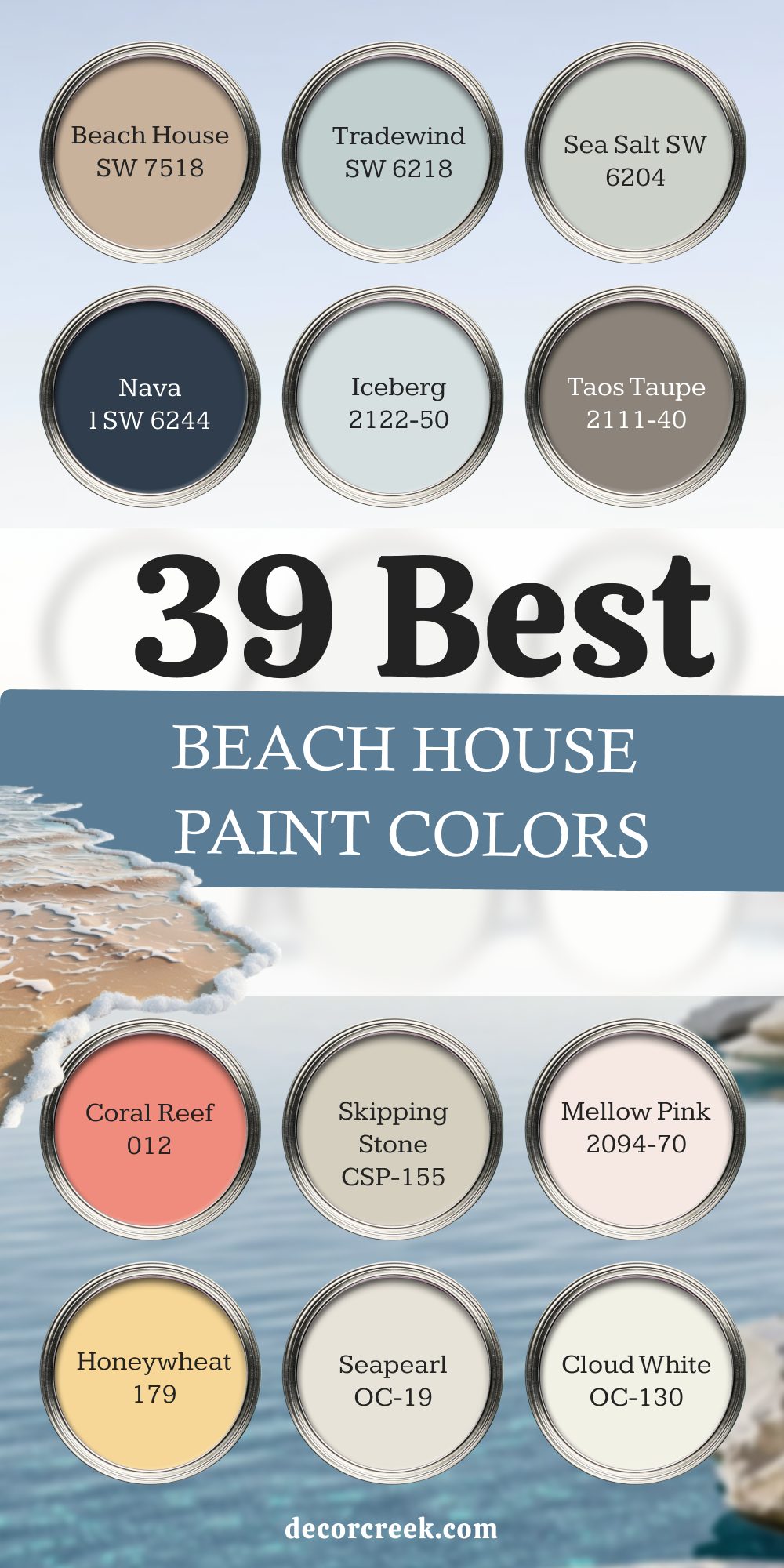 39 best beach house paint colors