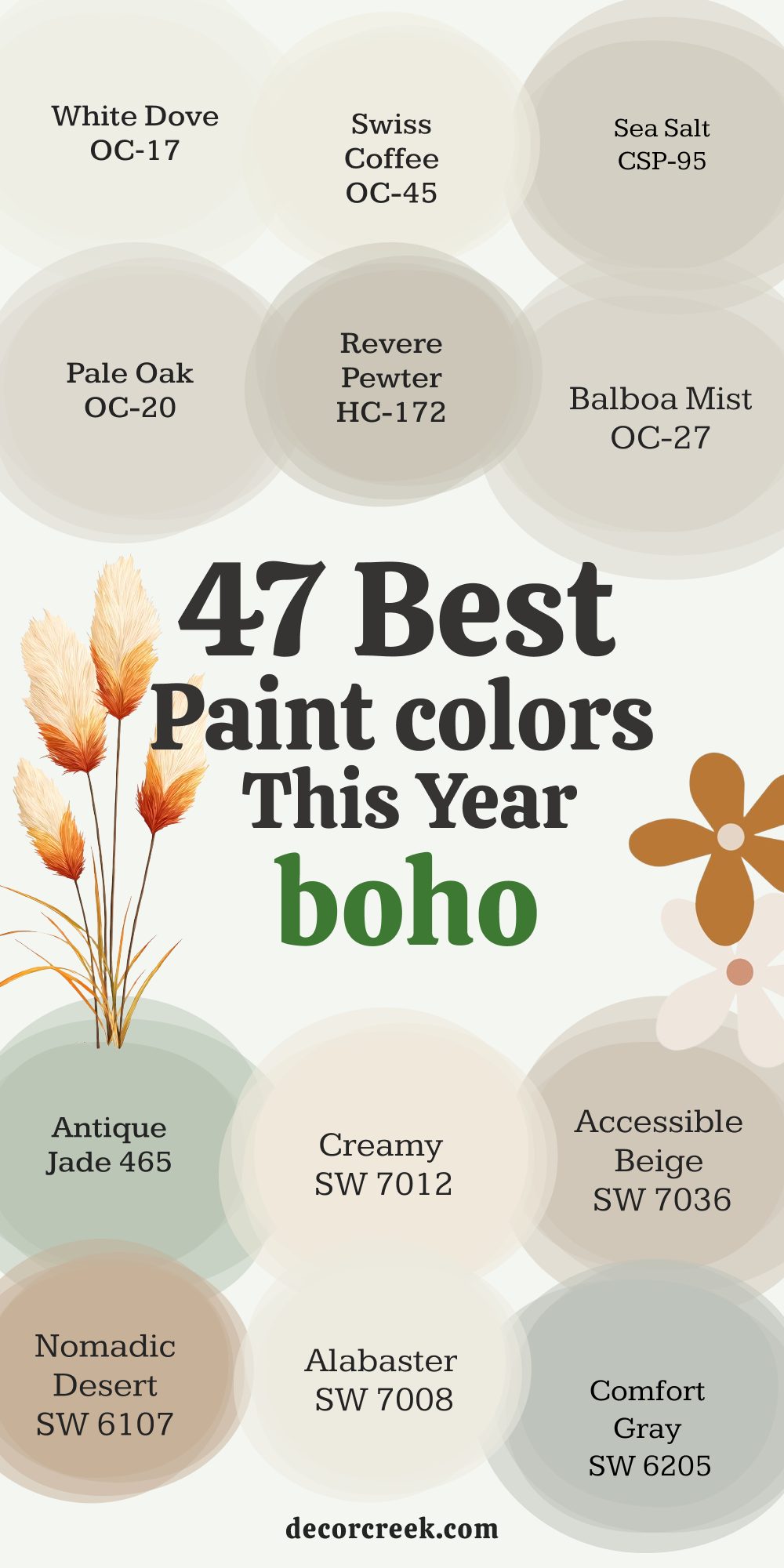 47 best boho psint colors this year