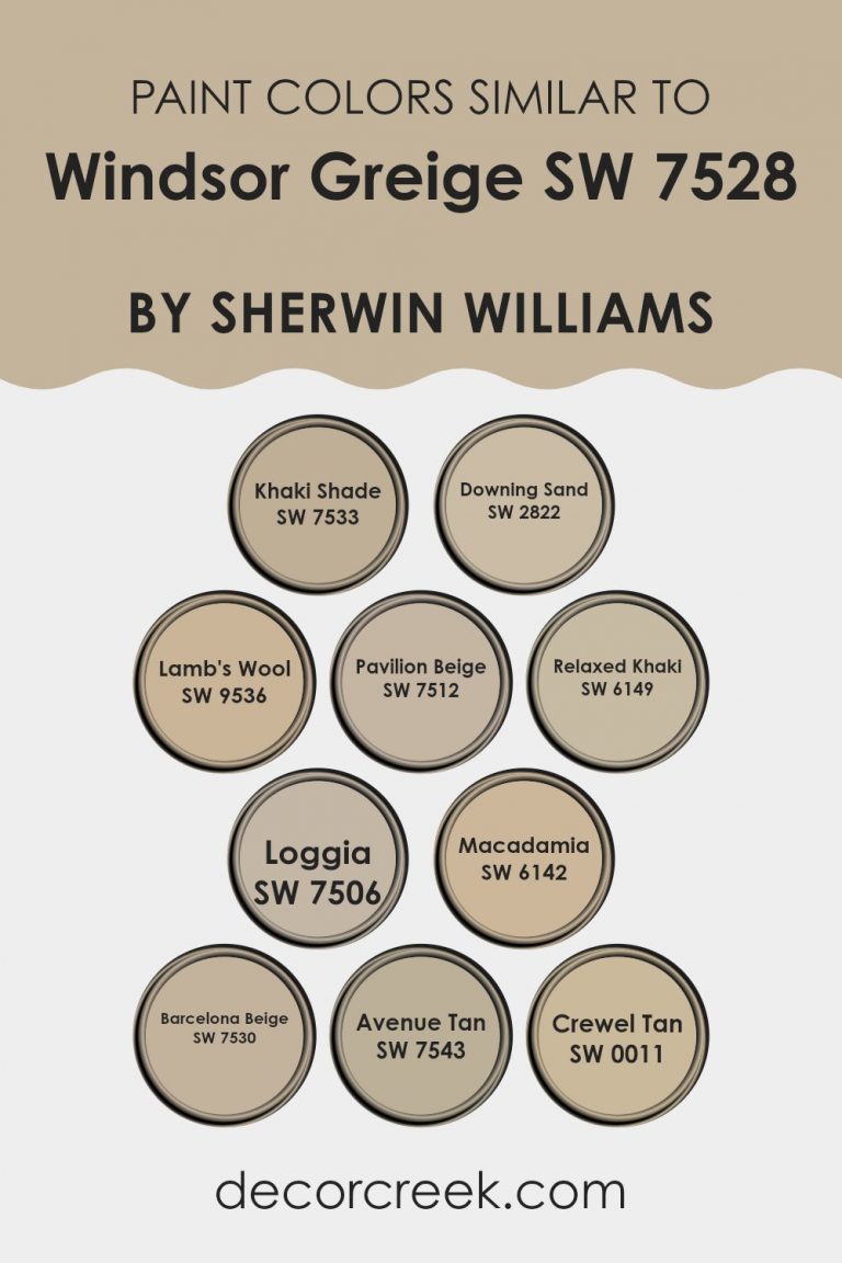 Windsor Greige SW 7528 Paint Color by Sherwin Williams - DecorCreek