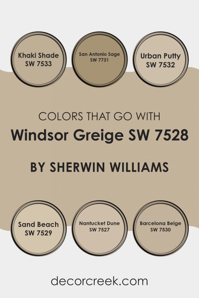 Windsor Greige SW 7528 Paint Color by Sherwin Williams - DecorCreek