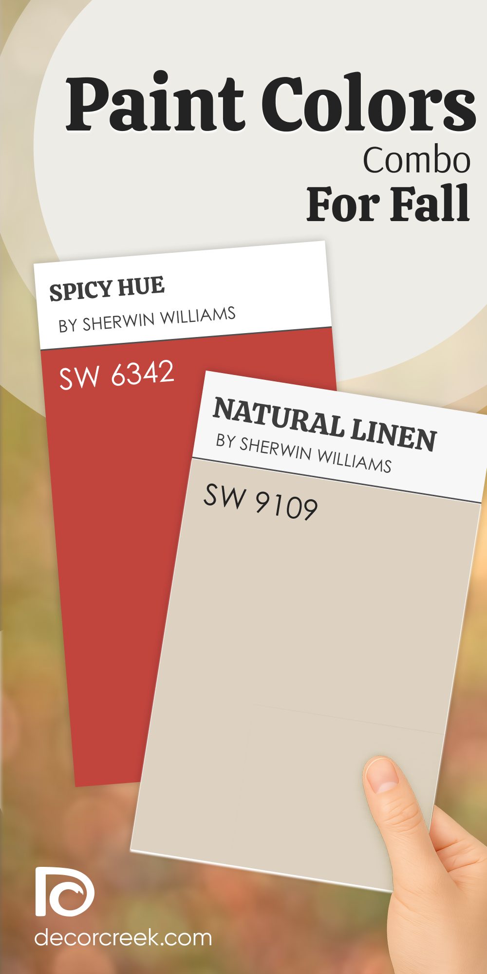 teracotta paint color combo for fall
