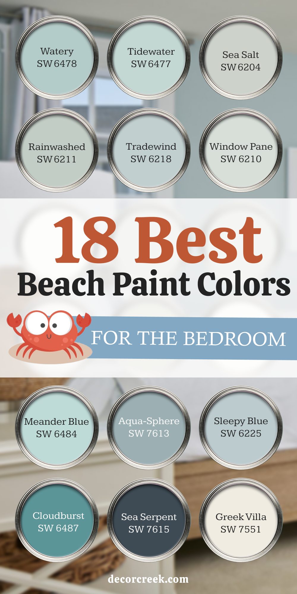 top 18 best beach bedroom paint colors