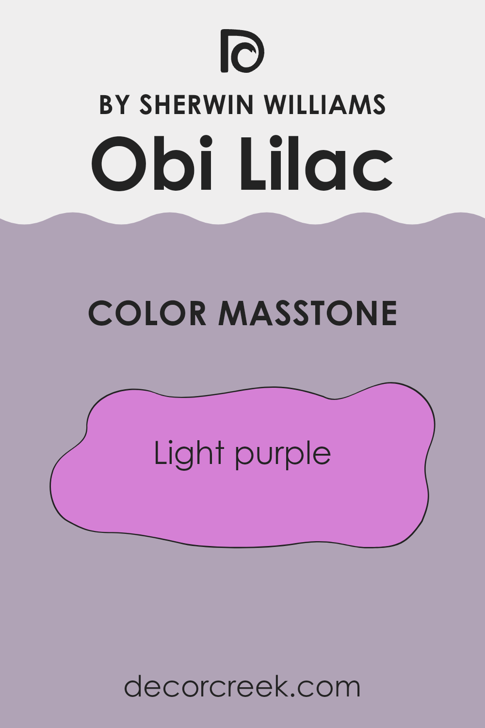 what_is_the_masstone_of_obi_lilac_sw_6556