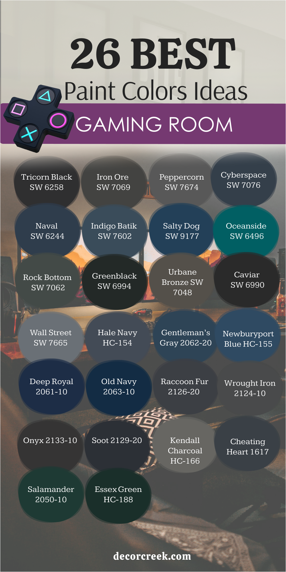 26 Gaming Room Paint Ideas