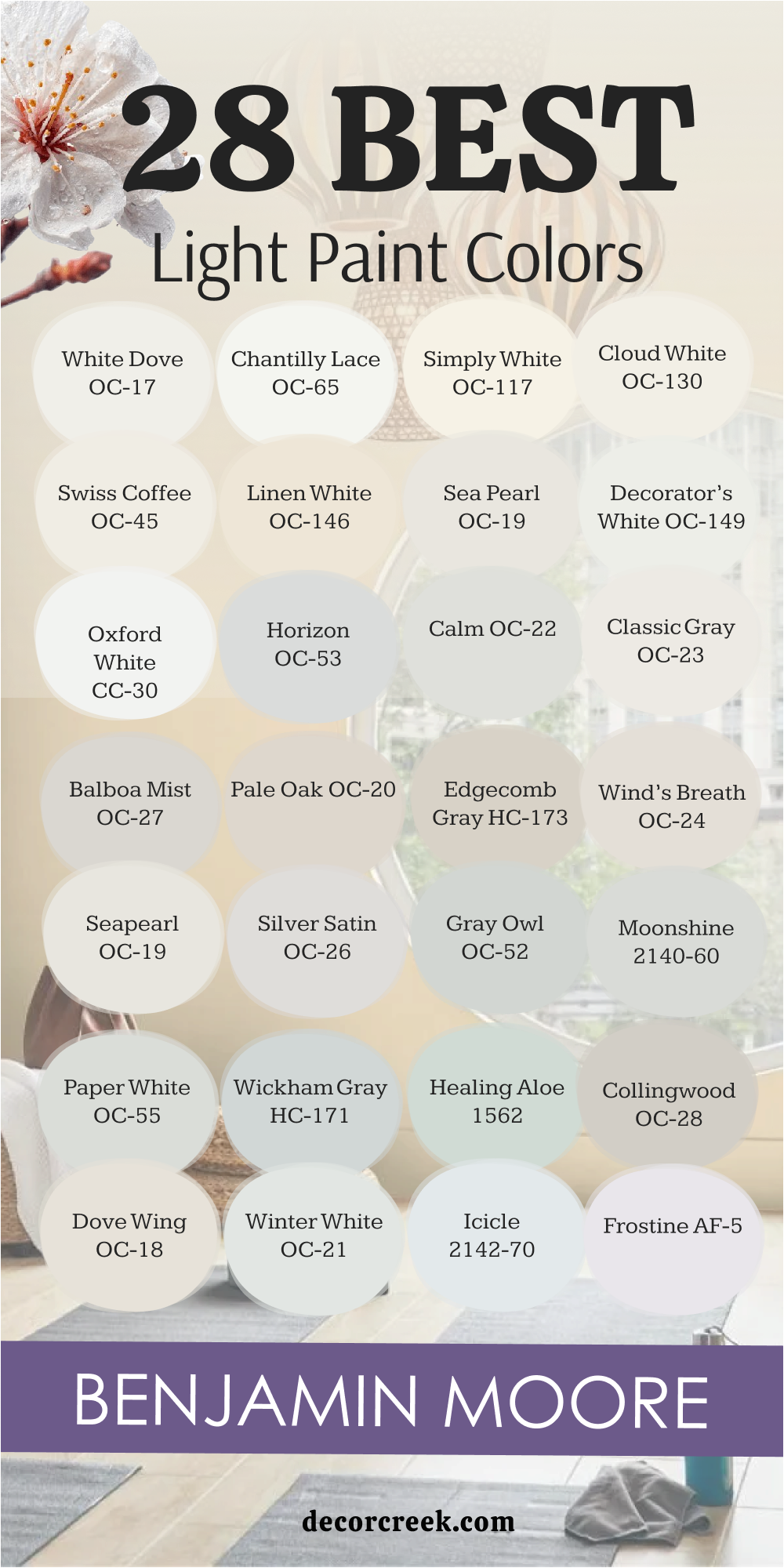 28 best light paint color by benjamin moore