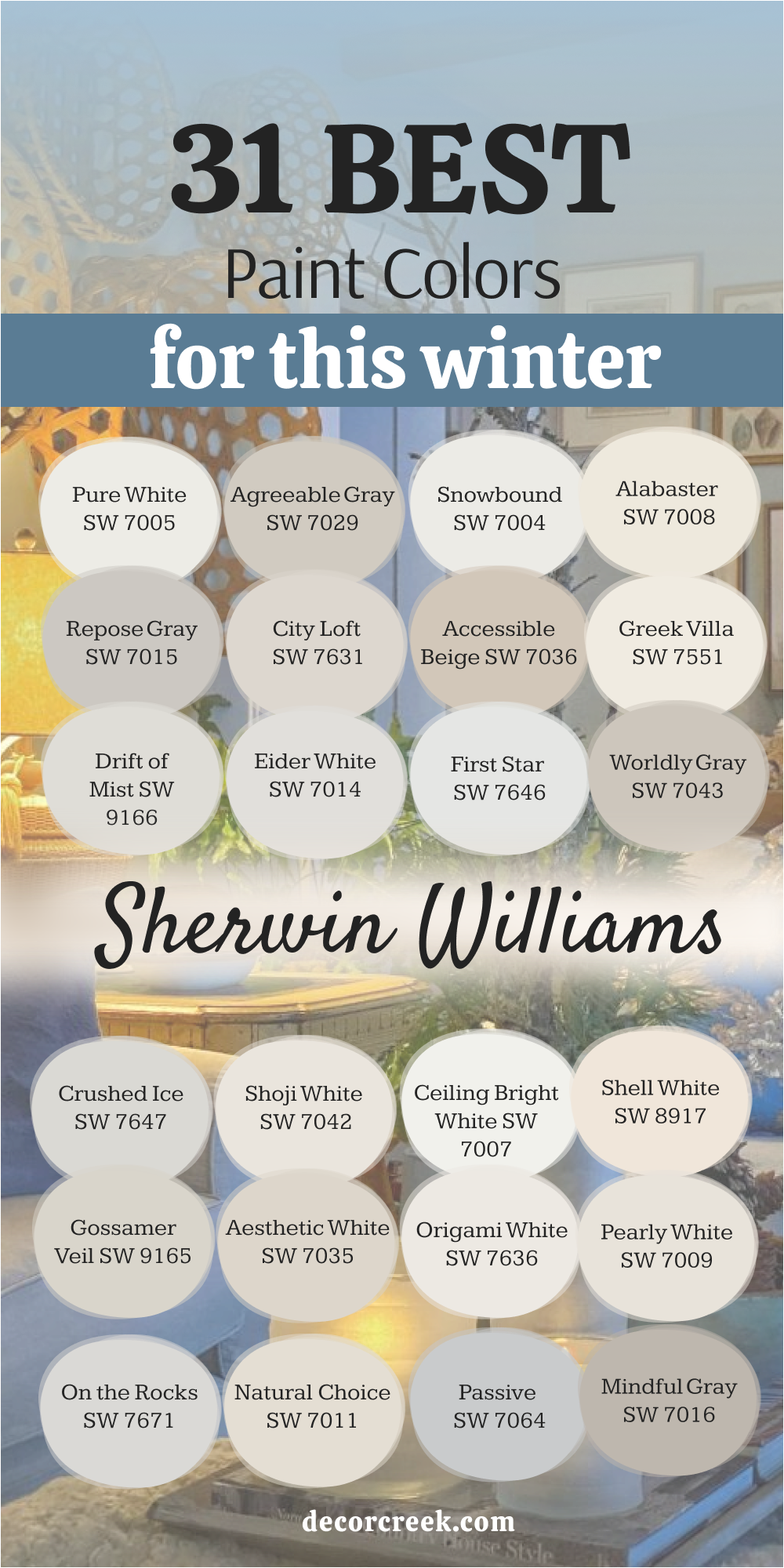 31 best paint colors for this winter from sherwin williams