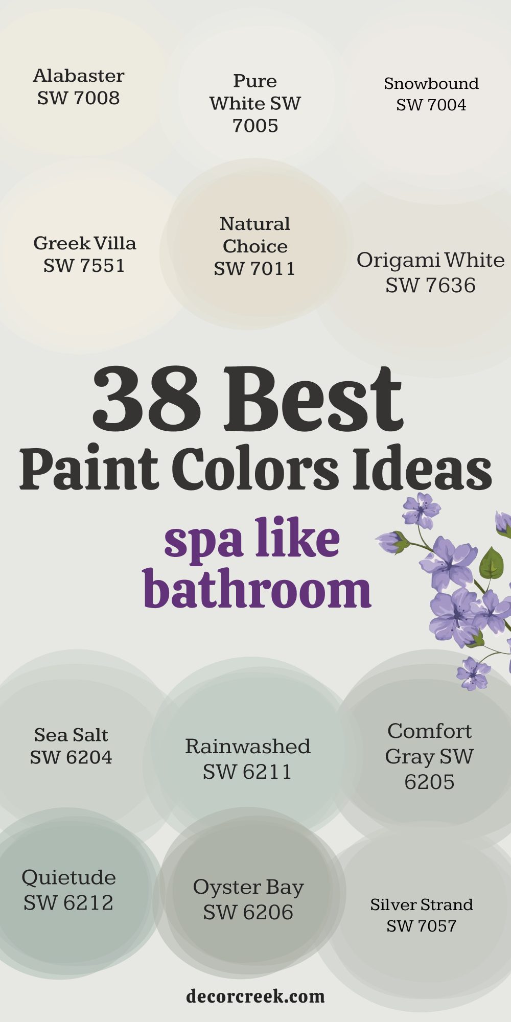 38 spa like bathroom paint color ideas
