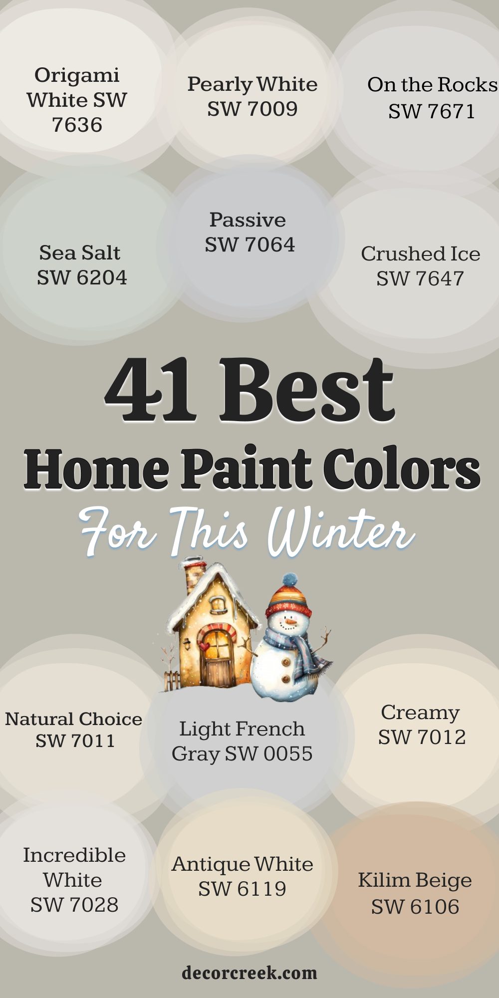 41 best home paint colors for this winter
