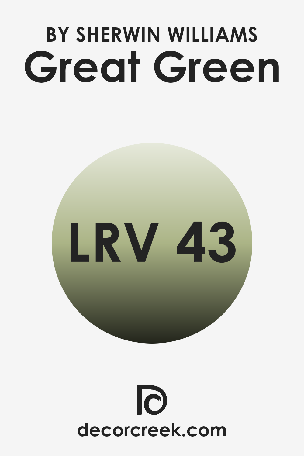 what_is_the_lrv_of_great_green_sw_6430