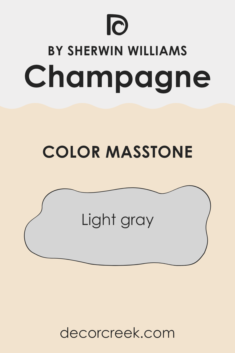 what_is_the_masstone_of_champagne_sw_6644