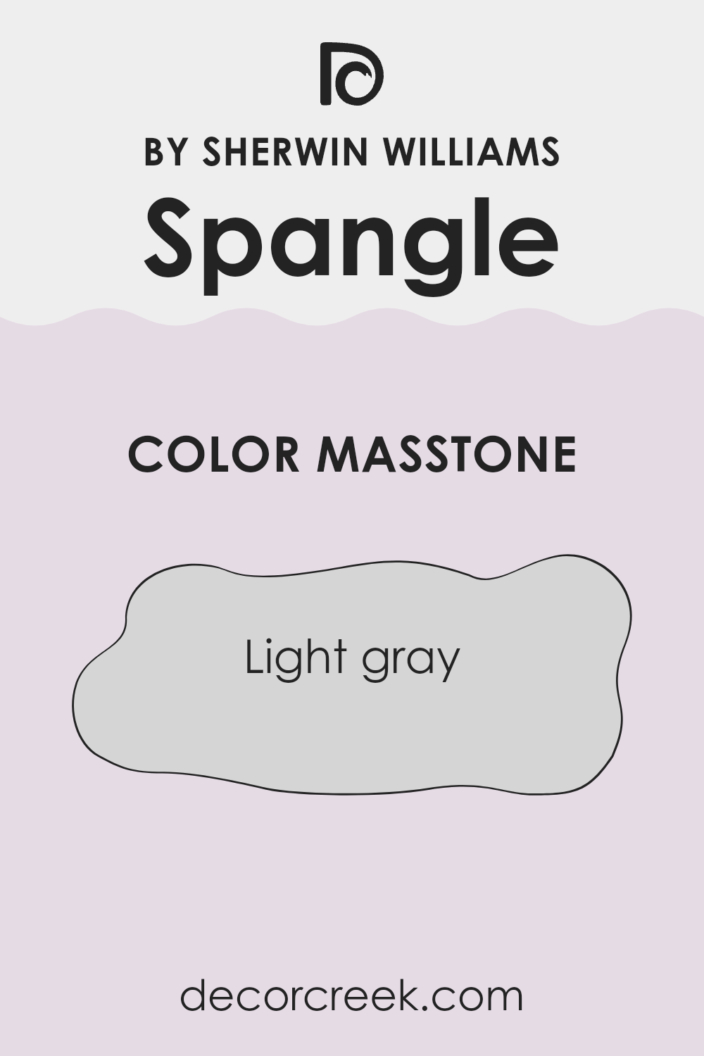 what_is_the_masstone_of_spangle_sw_6834