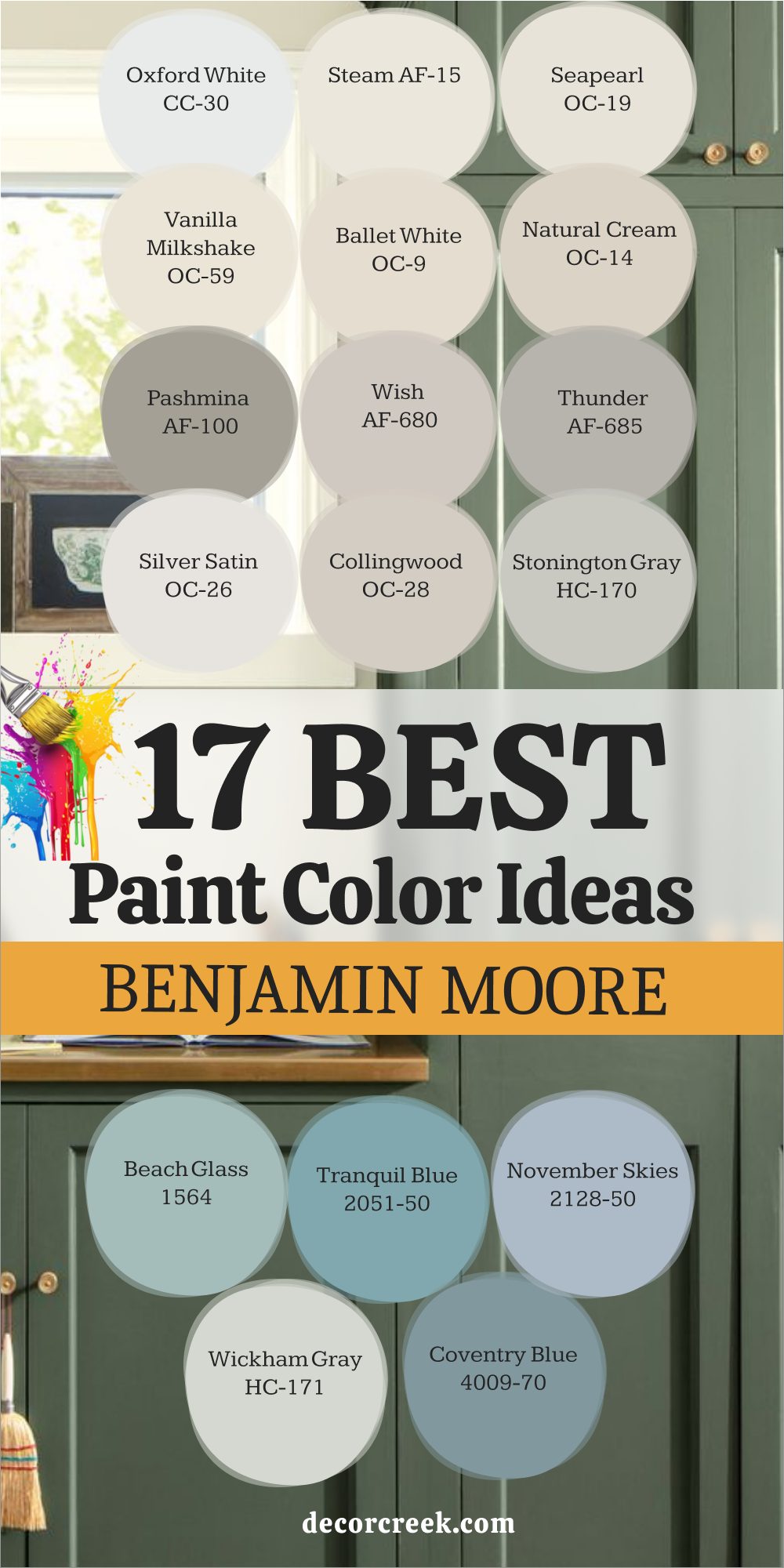 17 best benjamin moore paint color ideas
