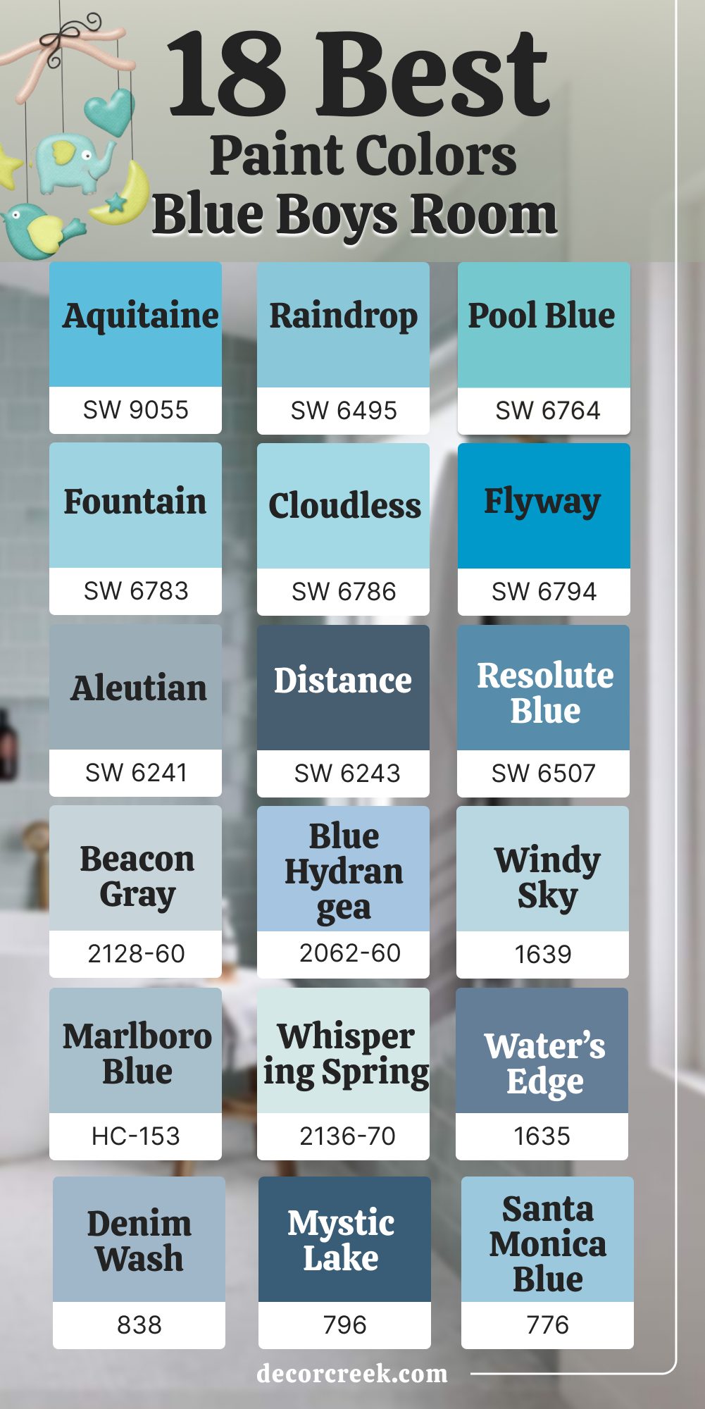 18 best blue boys room paint colors