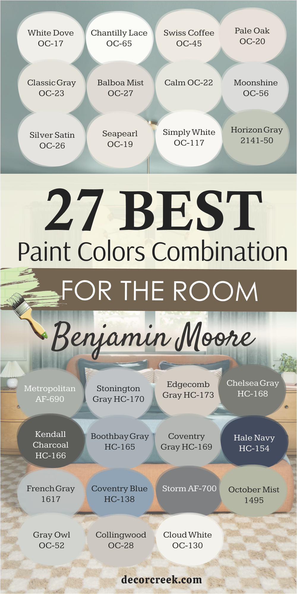 27 room Paint Colors Combination benjamin moore
