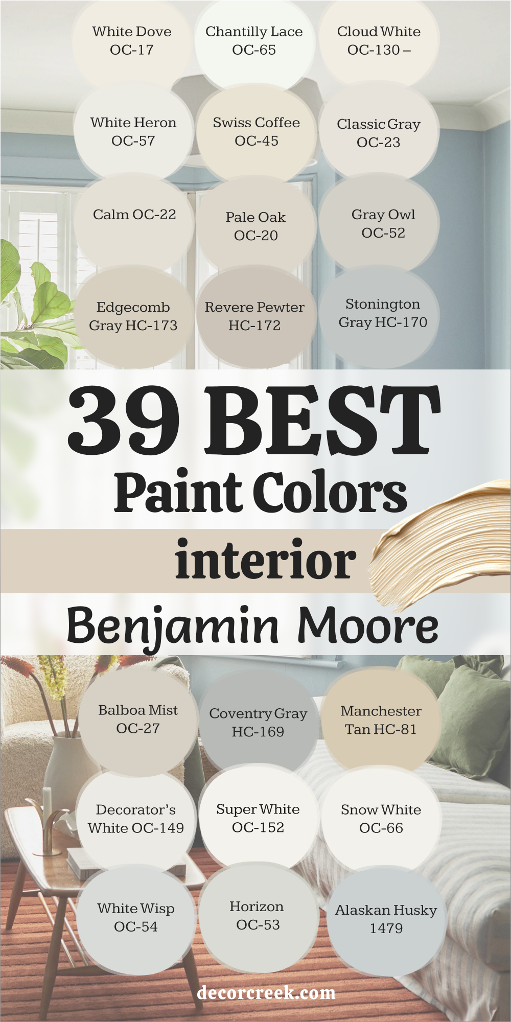 39 best interior paint colors by benjamin moore