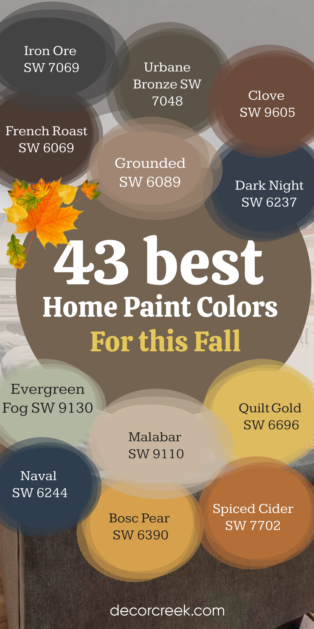 43 best home paint colors for this fall