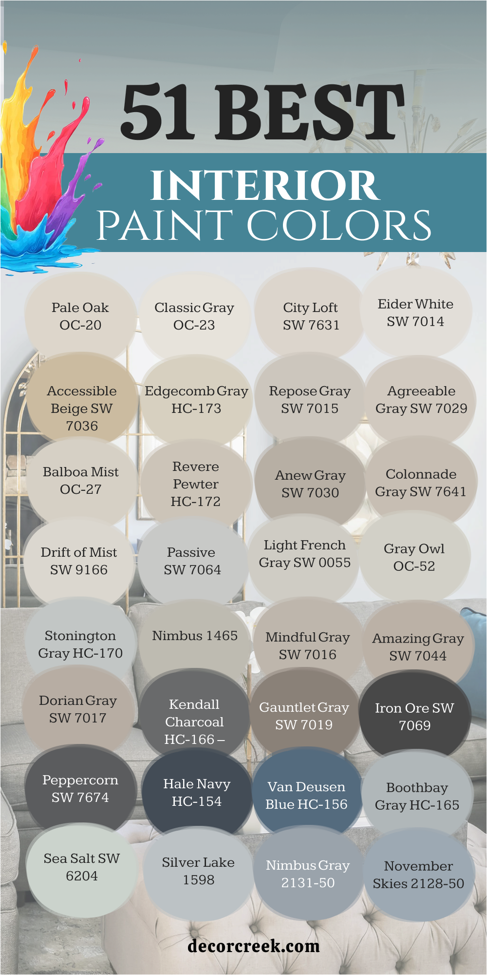 51 best interior paint colors