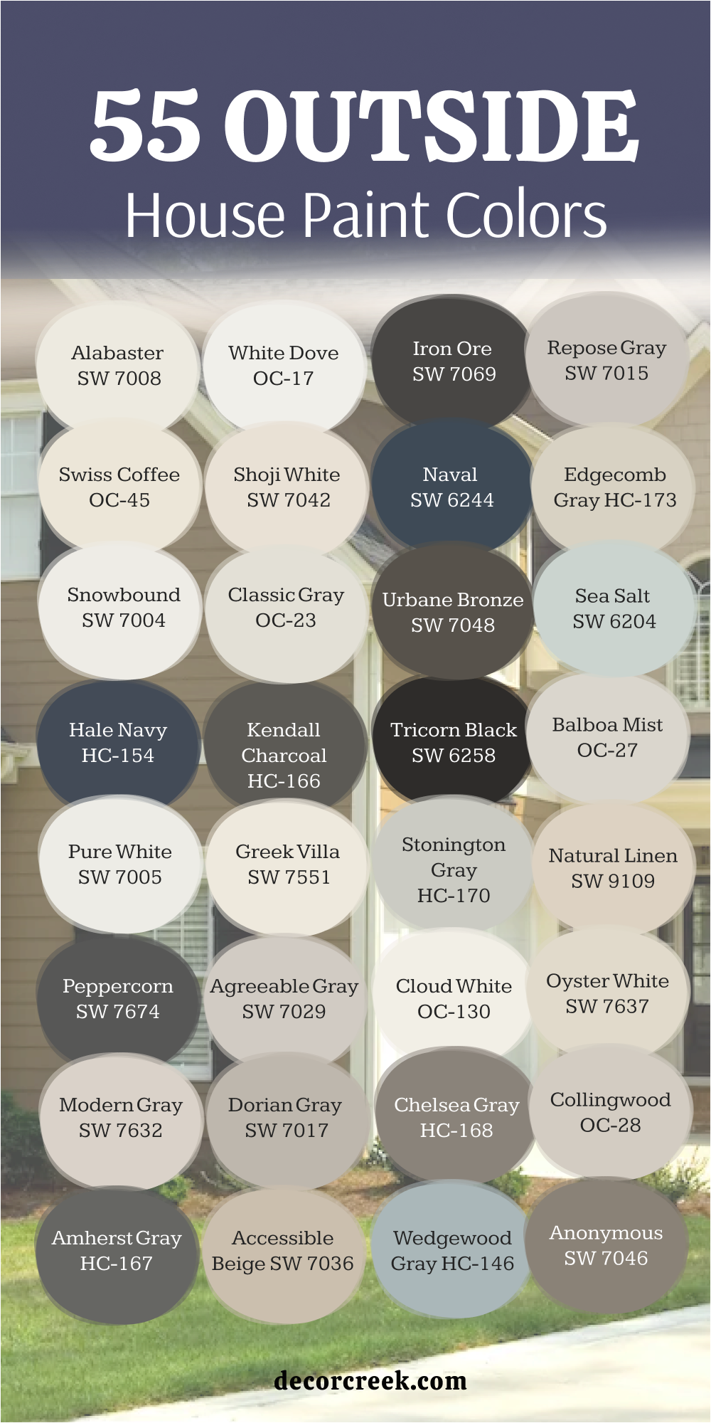 55 Outside House Paint Colors