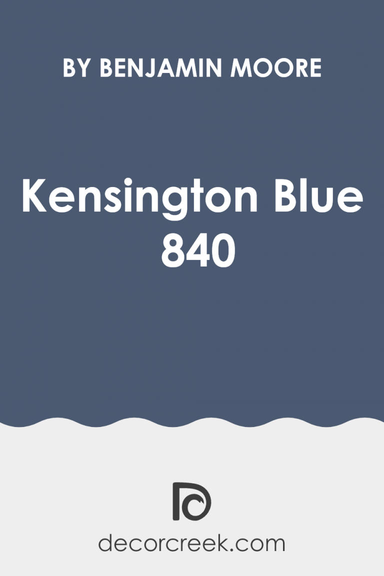 Kensington Blue 840 Paint Color by Benjamin Moore - DecorCreek
