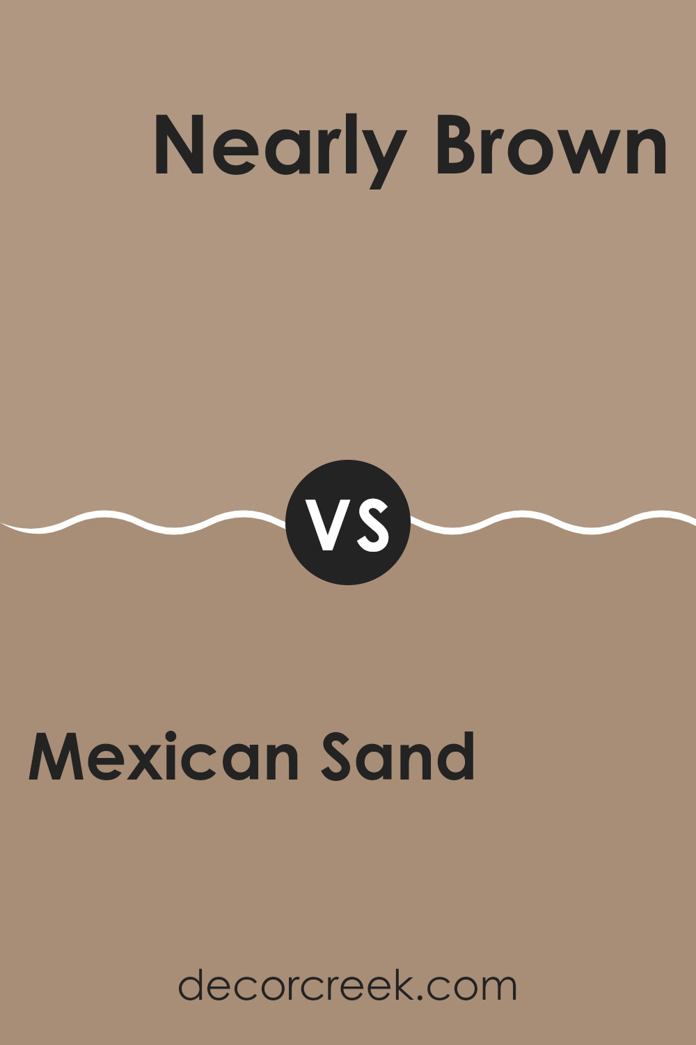 mexican_sand_sw_7519_vs_nearly_brown_sw_9093