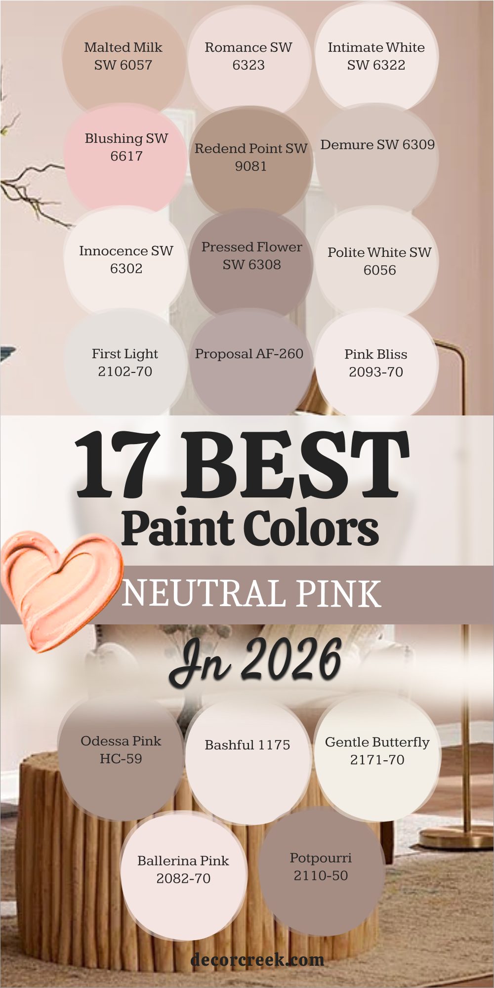 17 Best Neutral Pink Paint Colors in 2026