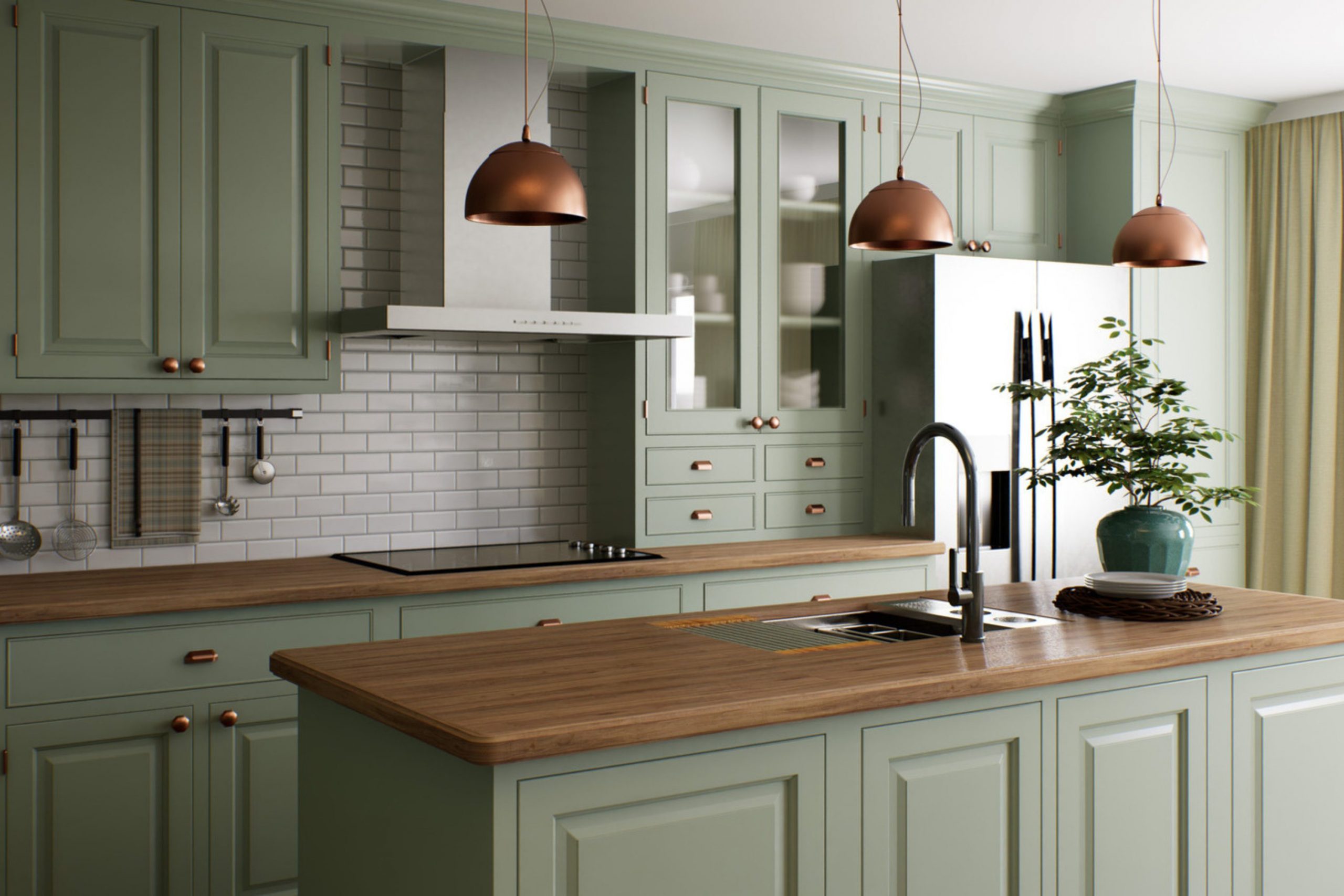 29 Best Paint Colors for Green Cabinets in 2026 Fresh Sherwin-Williams and Benjamin Moore Colors Chosen by Designers