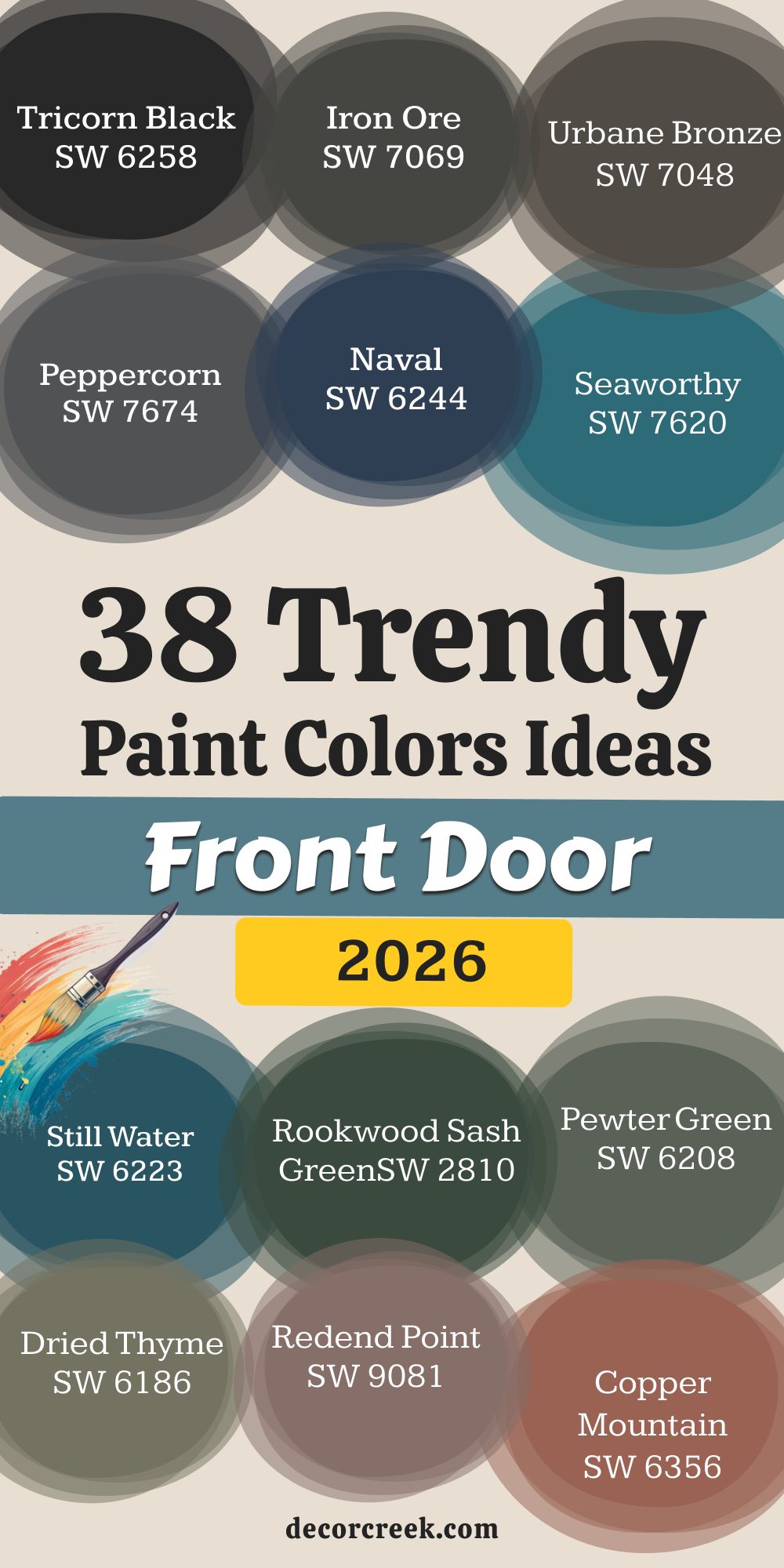 38 trendy front door paint color ideas in 2026