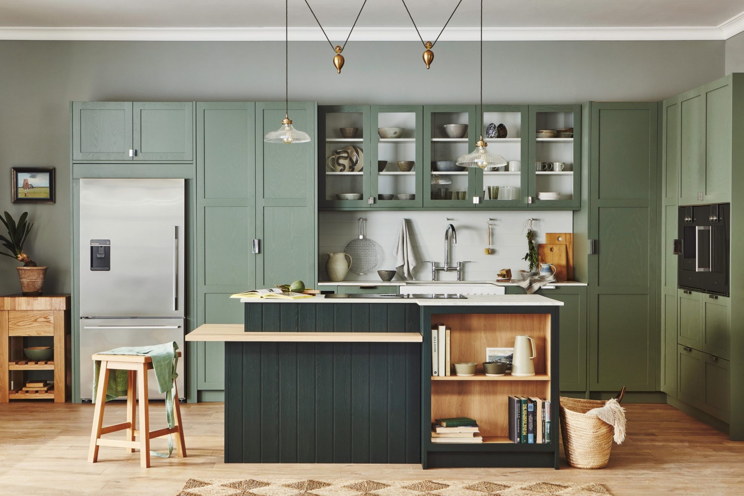 How I Choose the Perfect Shade to Pair with Green Cabinets