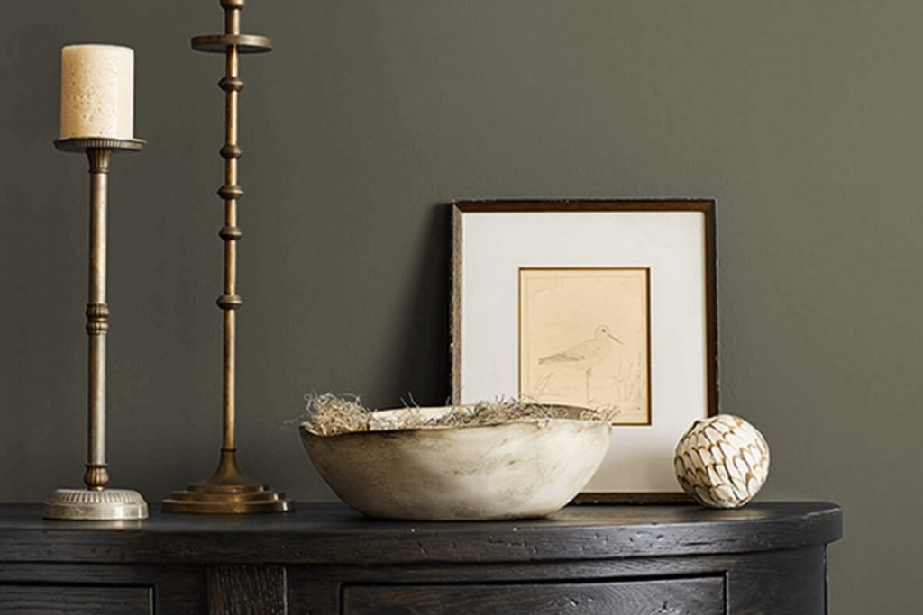 Roycroft Bronze Green SW 2846 Paint Color by Sherwin Williams