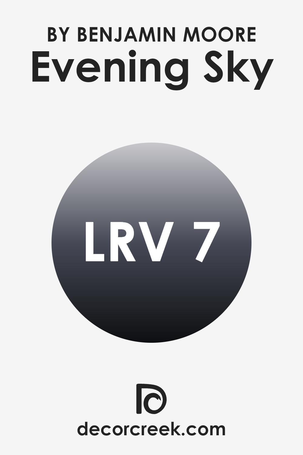 what_is_the_lrv_of_evening_sky_833
