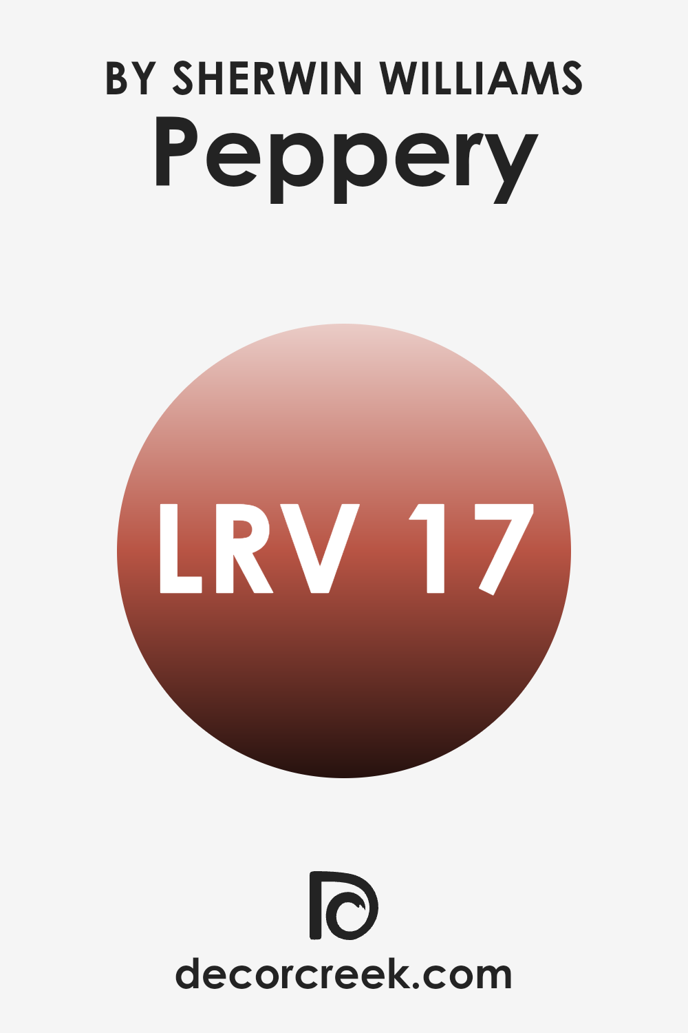 what_is_the_lrv_of_peppery_sw_6615