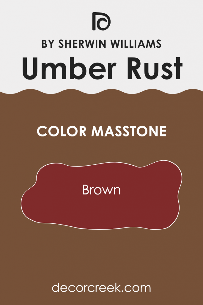Umber Rust SW 9100 Paint Color by Sherwin Williams - DecorCreek