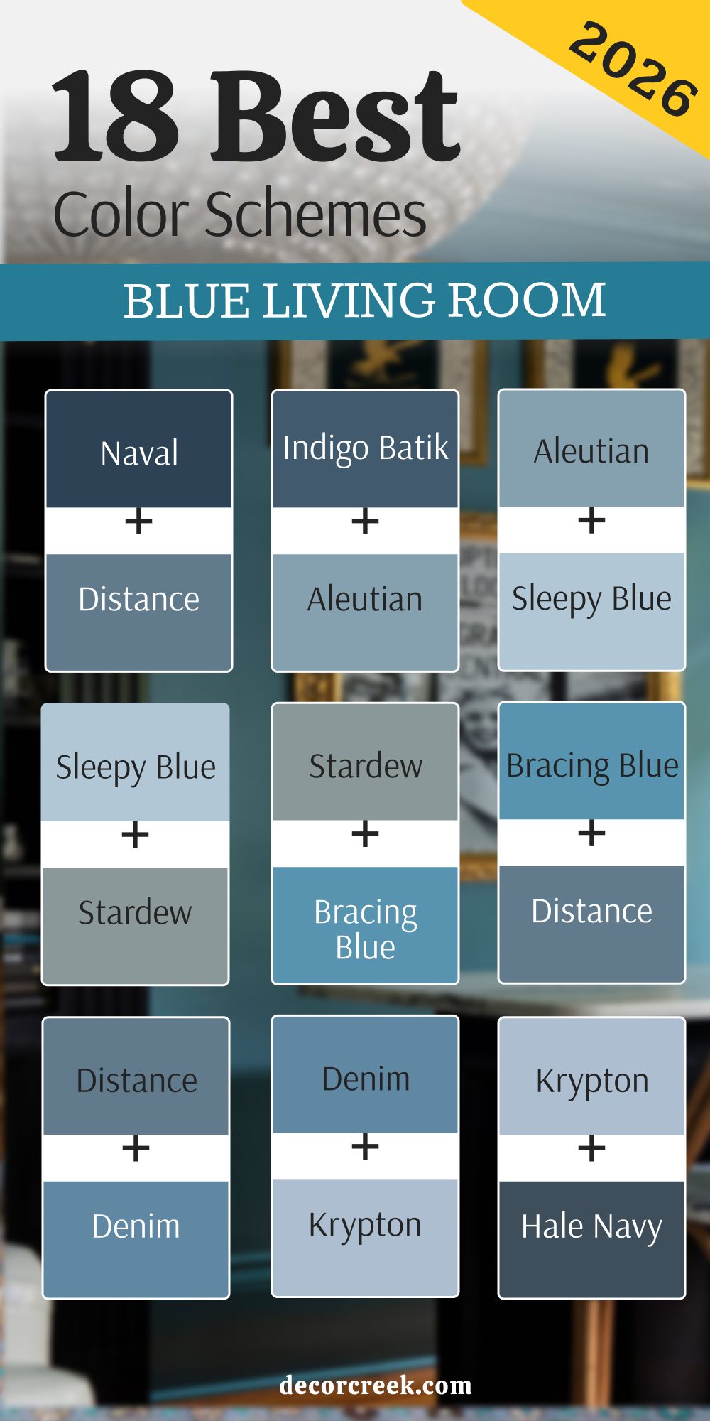 18 best blue living room color schemes in 2026