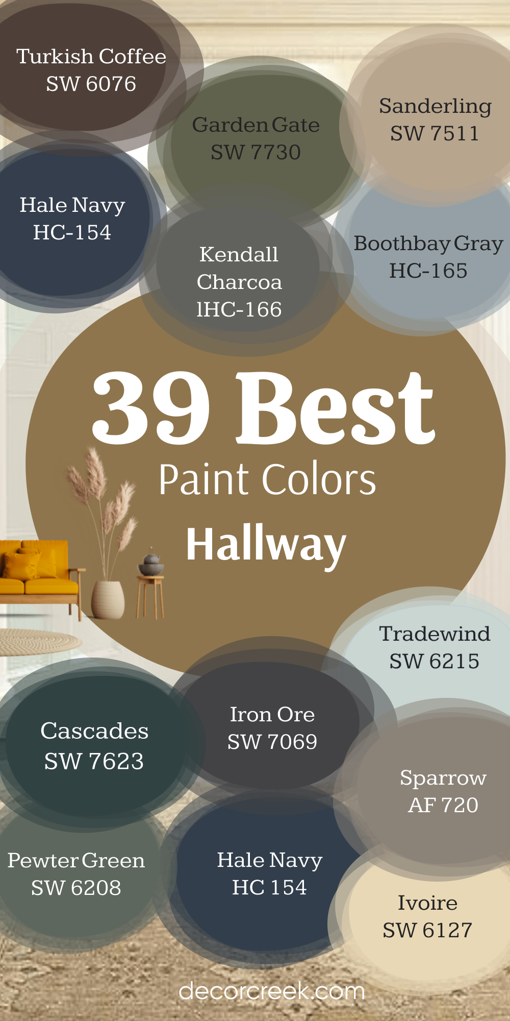 39 best hallway paint colors